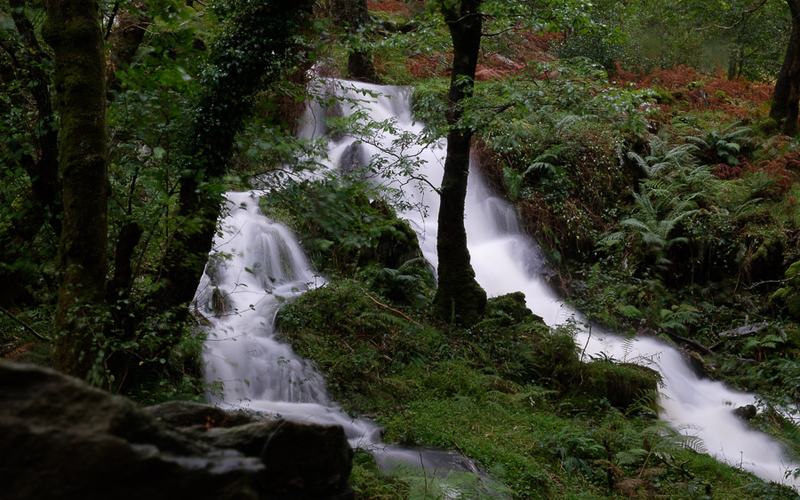A snowdonia waterfall